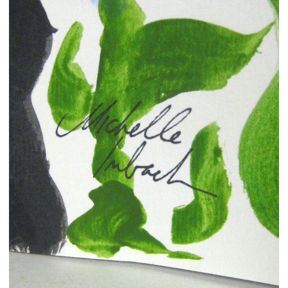 Michelle Imbach Art Bernese Mountain Dog Watercolor Painting Paper 12.25 In - Picture 3 of 6